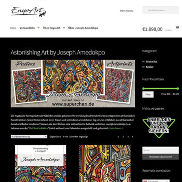 EnyoArt Website